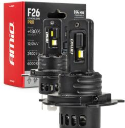 AMiO Becuri LED auto F26 PRO, H4 H19, 6000K, 70W, CANBUS, 12 24V (04871)
