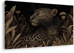 Dovido Tablou leopard în jungla de noapte - 40x30