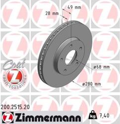 ZIMMERMANN Disc frana ZIMMERMANN 200.2515. 20 (200.2515.20)