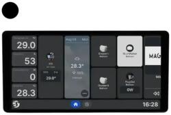 Shelly Wall Display X2i, panou de perete Wi-Fi și Bluetooth, Negru (SHELLY-WDX2I-B)