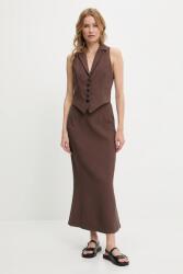 Answear. LAB Answear Lab vestă și fustă BBYA-DKD03R_89X (1185.hos)