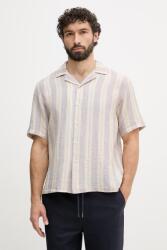 Benetton cămașă pentru bărbați, din in PPY2-KDM0B9_04X (5BKUUQ06S)