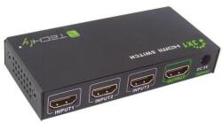 TECHLY HDMI switch, 3 in 1 out, 4K Ultra HD, IR (IDATA HDMI-4K31)