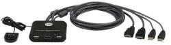 ATEN Превключвател kvm aten cs22hf, Дву портов usb hdmi (cs22hf-at) - xtreme