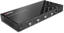 LINDY Mátrix Switch USB 3.2 Gen 1, 4x4 Mátrix Switch, fekete 43406 (43406)