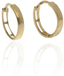 Gold earrings for ladies AU86710 - 14 karátos arany fülbevaló bepattintós zárral (AU86710)