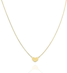 Gold necklaces AU86615 - 14 karátos arany nyaklánc Szív medállal beépített Hossz: 42 + 3 cm (AU86615)