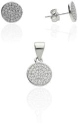Fine Silver - Ezüst Fülbevaló és medál szett (AG124643)