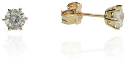 Gold earrings for ladies AU86511 - 14 karátos arany női beszúrós fülbevaló (AU86511)