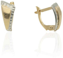 Gold earrings for ladies AU86505 - 14 karátos arany női fülbevaló Francia patentzárral (AU86505)