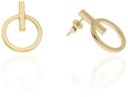 Gold earrings for ladies AU86716 - 14 karátos arany női beszúrós fülbevaló (AU86716)