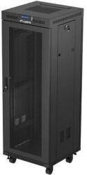 Lanberg Rack LANBERG Cabinet metalic, 19", 32U, 600x600, negru, usi perforate, set flat pack (FF01-6632-23BL)