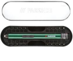 PARKSIDE PEPS 3 B1 elektromos precíziós csavarhúzó készlet - 20 db bitfej, finom szerelési munkákhoz