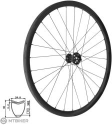 FORCE Team Karbon MTB 29" első kerék, szingó 15x100, 6 csavaros