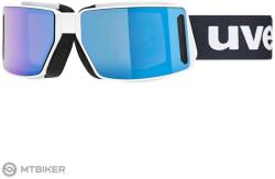 uvex mtn tour szemüveg, white matt/mirror blue