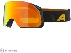 Alpina BLACKCOMB Q-LITE szemüveg, black-yellow matt/mirror orange