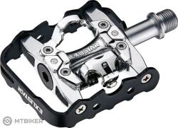 Exustar PM812 lépcsős/platformos MTB pedálok, fekete/ezüst ()