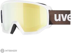 uvex Athletic CV szemüveg, white matt/gold-green