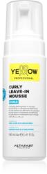 Yellow Professional Curls Curly Leave-in Mousse ingrijire leave-in pentru păr creț 160 ml