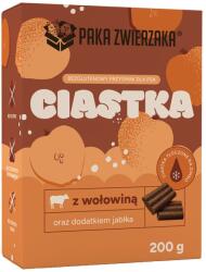 Paka Zwierzaka Biscuit cu carne de vită și măr 200g gustări pentru câini