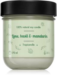 TROPIKALIA Lime, Basil & Mandarin ароматна свещ 170ml