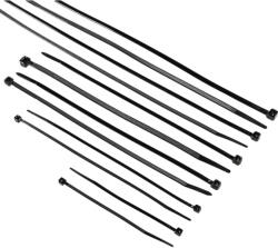 Edison fekete kábelkötegelő készlet (pk-600) edi5153100k
