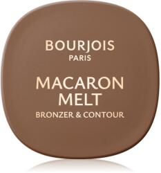 Bourjois Macaron Melt Bronzer & Contour bronzer și pudră pentru contur 2 in 1 culoare 02 Milky Mocha 5 g