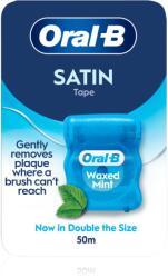 Oral-B Satin Tape Waxed Mint ata dentara mentă 50 m