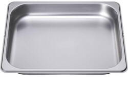 Neff Tava medie neperforata NEFF Z13CU20X0 - 11008519, L32.5cm, l26.5cm, H4cm, Uz 30x24cm, G0.47kg, V2.3L, AISI 304 GN1/2 0.7mm, Inox (Z13CU20X0)