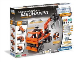 Clementoni Set Constructie Clementoni Trucks, peste 200 componente, construieste 10 modele (60992)