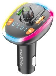 Maxlife BT MXFT-04 Bluetooth FM transzmitter fekete