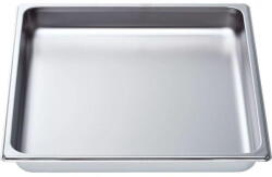Gaggenau Tava mare neperforata GAGGENAU GN114230 - 00358656, Gastronorm dish GN2/3, Adancime 4cm, Volum 3 litri, Otel inoxidabil, Pentru cuptoare cu aburi (GN114230)