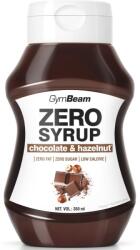 GymBeam Zero Syrup sirop pentru topping fără calorii aroma Chocolate & Hazelnut 350 ml