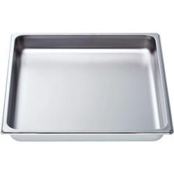 Siemens Tava mare neperforata SIEMENS HZ36D533 - 00358656, Adancime 4cm, G0.658kg, V3L, AISI 304 GN2/3, Inox (HZ36D533)