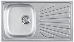 Metalac Luna Flex 1D 90 Csepegtetőtálcás Inox Mosogató (123780)