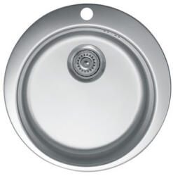 Metalac Venera 480E Ø90 Egymedencés Mosogatótálca - Inox (7601)
