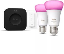 Philips Becuri, Philips Hue WCA A60 E27 set 2 bucati, alb, 10x10x10cm (8720169374683)
