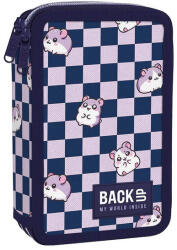 DERFORM BackUp felszerelt emeletes tolltartó - Checkerboard Hamsters (PB8DW30) (PB8DW30)