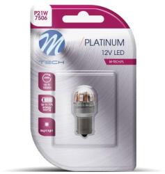 m-tech BA15s P21/5W 12-24V 15LED, piros, 1 db (LB826R-01B)
