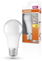 OSRAM Bec LED Osram LED STAR A75 E27, 10W (75W), 1055 lm, lumina calda (2700K), clasa energetica F (4058075122529)
