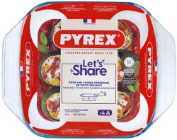 Pyrex sütőtál, boroszilikát üvegből (400B000/8046)