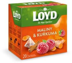  Loyd Tea piramis málna + kurkuma + fahéj 40g