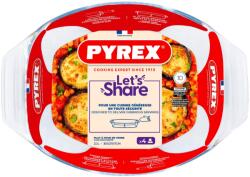 Pyrex sütőedény 2, 1 l ovális, üveg (410B000/8046)