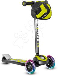 smarTrike Háromkerekű roller világító kerekekkel és hátizsákkal T5 Green smarTrike állítható kormánnyal 20 kg teherbírással (ST2011104)