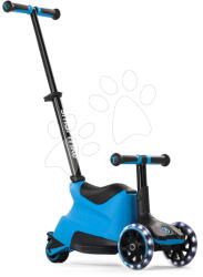 smarTrike Bébitaxi és roller 2in1 háromkerekű LED kerekekkel Xtend Scooter Ride-on Blue smarTrike tolókarral és állítható magassággal és tárolóhellyel 1-től 12 éves korig (ST2401300)