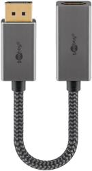 Goobay DisplayPort 1.4 HDMI 2.0 Átalakító Szürke 20cm 75271 (75271)