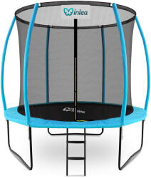 INLEA ULTIMATE Jump Trambulin belső védőhálóval 250 cm - világoskék (IN01-0006) - pepita