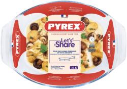 Pyrex sütőedény 3 l ovális, üveg (411B000/8046)