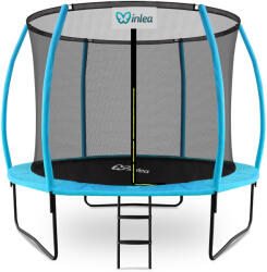 INLEA ULTIMATE Jump Trambulin belső védőhálóval 305 cm - világoskék (IN01-0011) - pepita