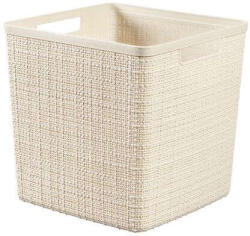 Keter CUBE Tárolódoboz - Bézs - 28x28x27cm (245372)